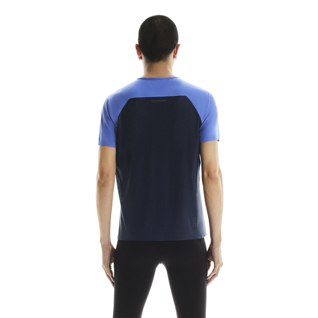 ON Performance-T — Zaffre - Navy — Size Large — Back View