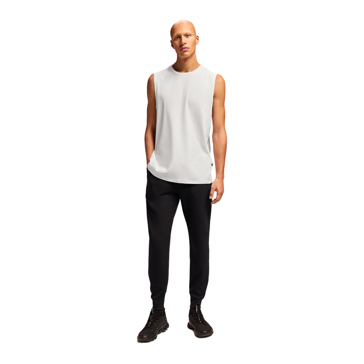 On Sweat Pants — Grey — Size Small — Front View