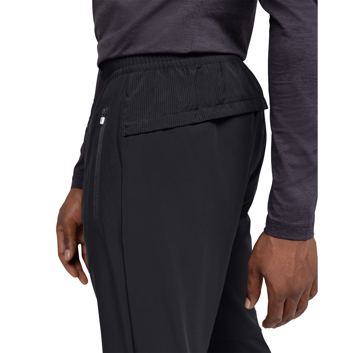 On Track Pants 2 — Black — Size Medium — Top View