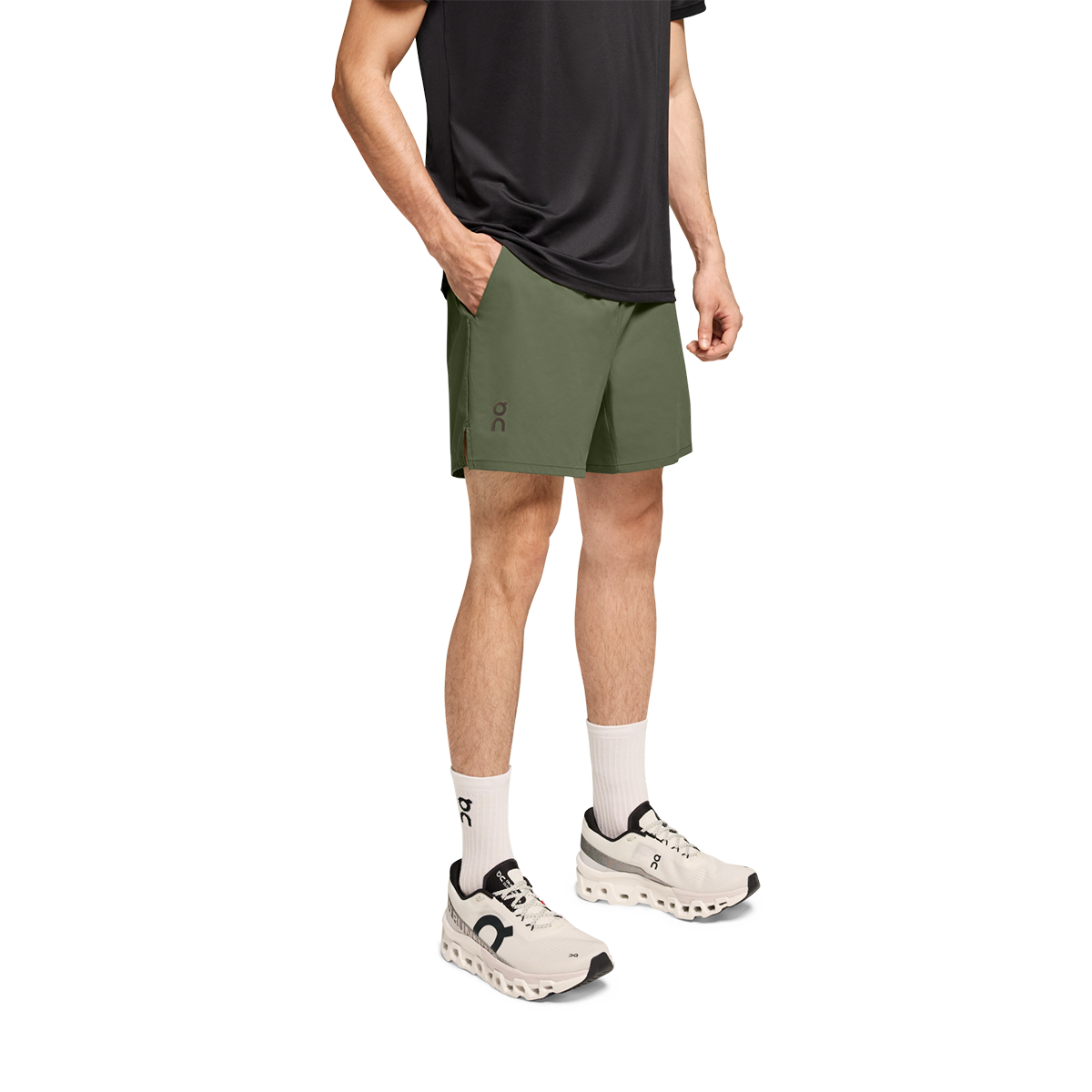 On Essential Shorts — Taiga — Size Medium — Alternate View 8