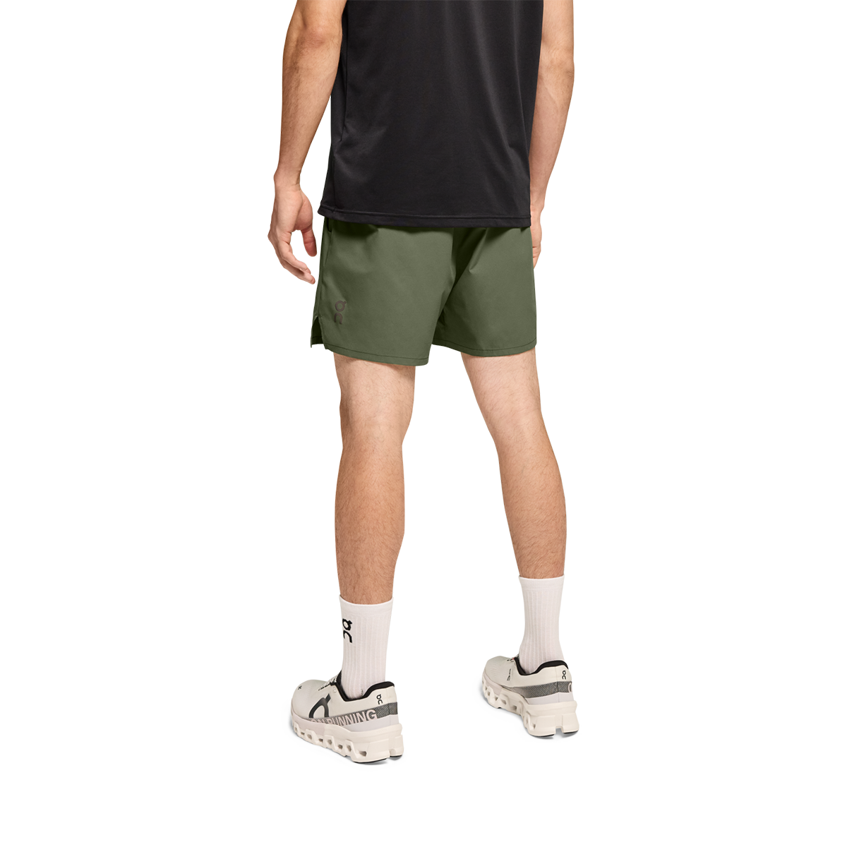 On Essential Shorts — Taiga — Size Medium — Alternate View 9