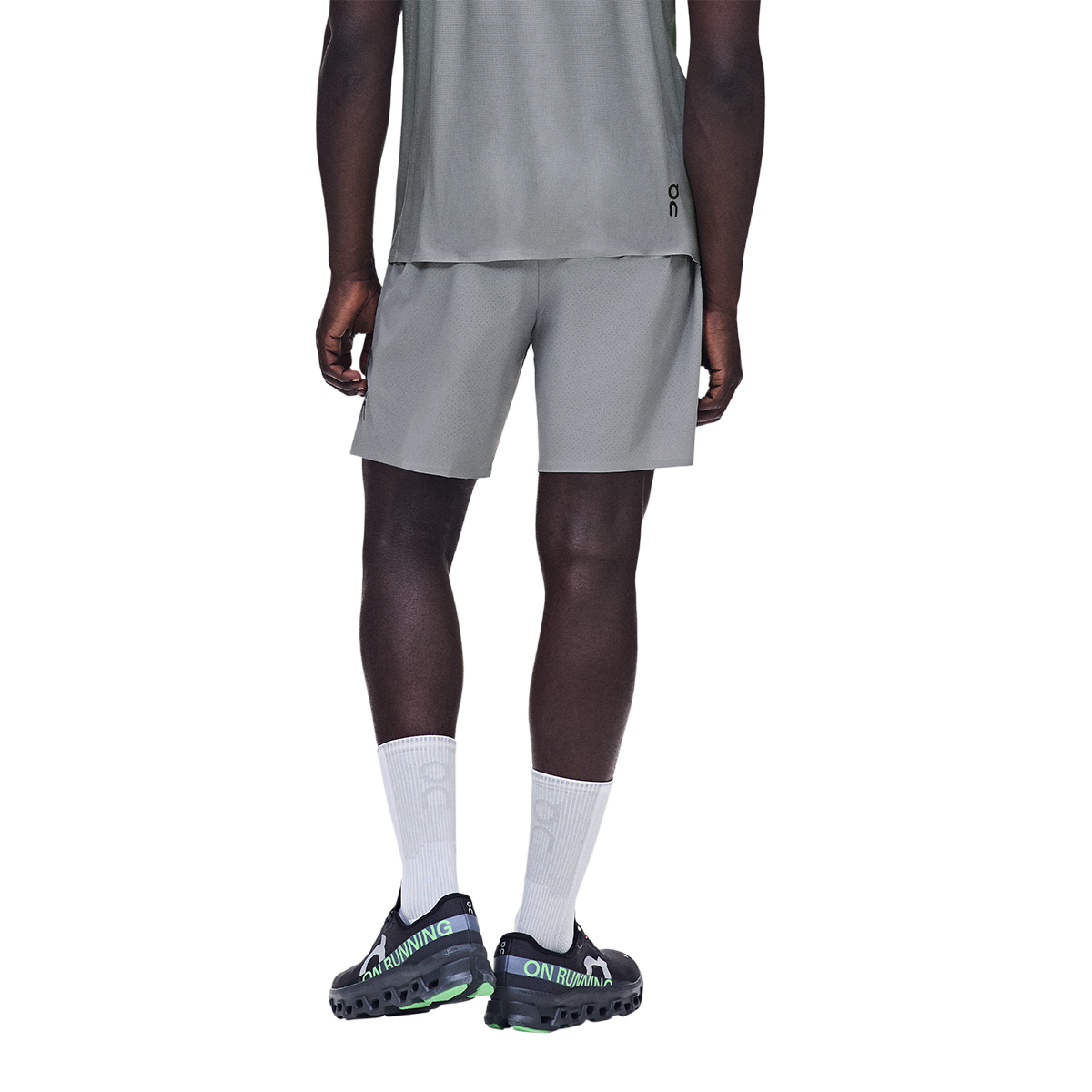 ON 7" Performance Shorts — Apollo — Size Small — Side View