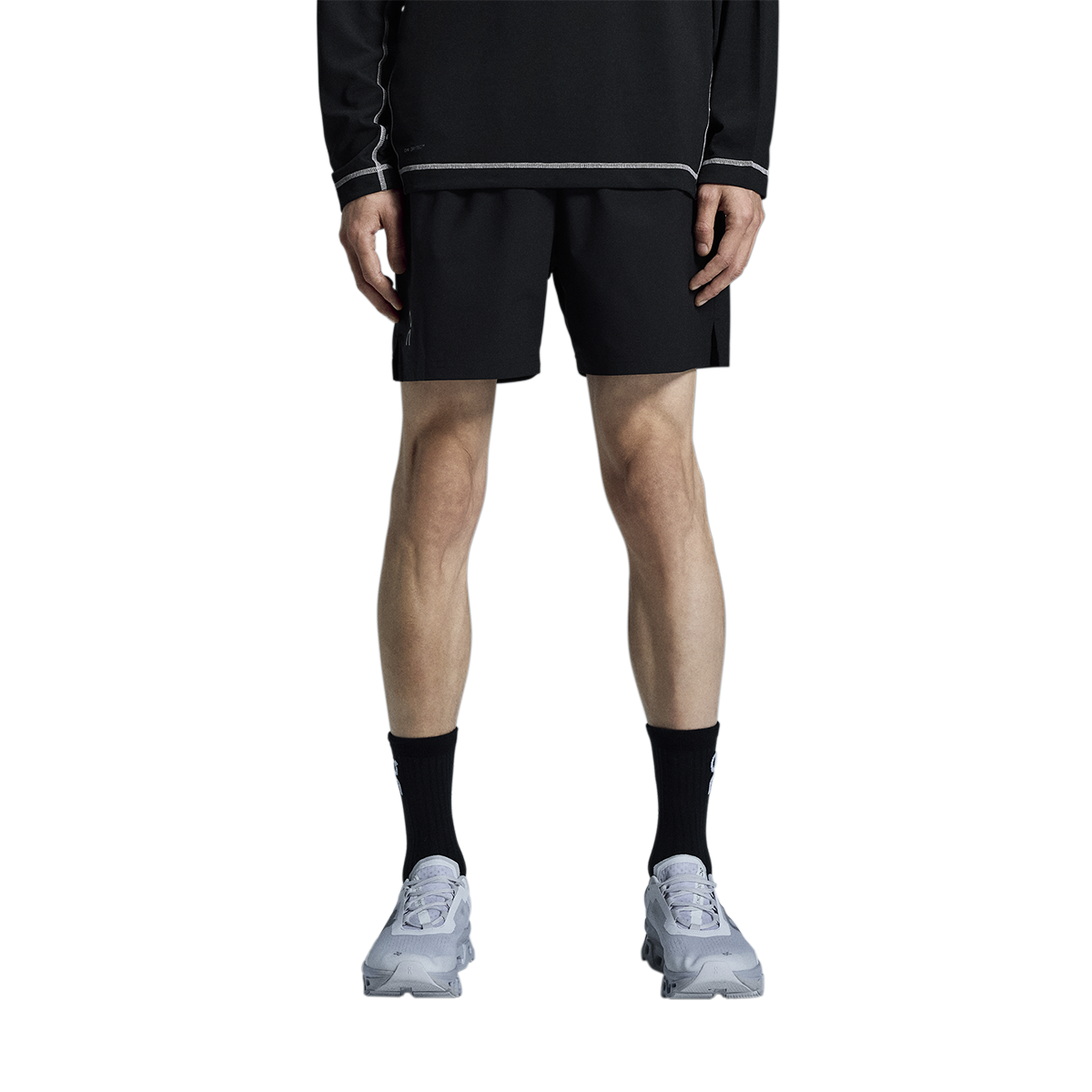 ON 5" Core Shorts — Black — Size XSmall — Side View
