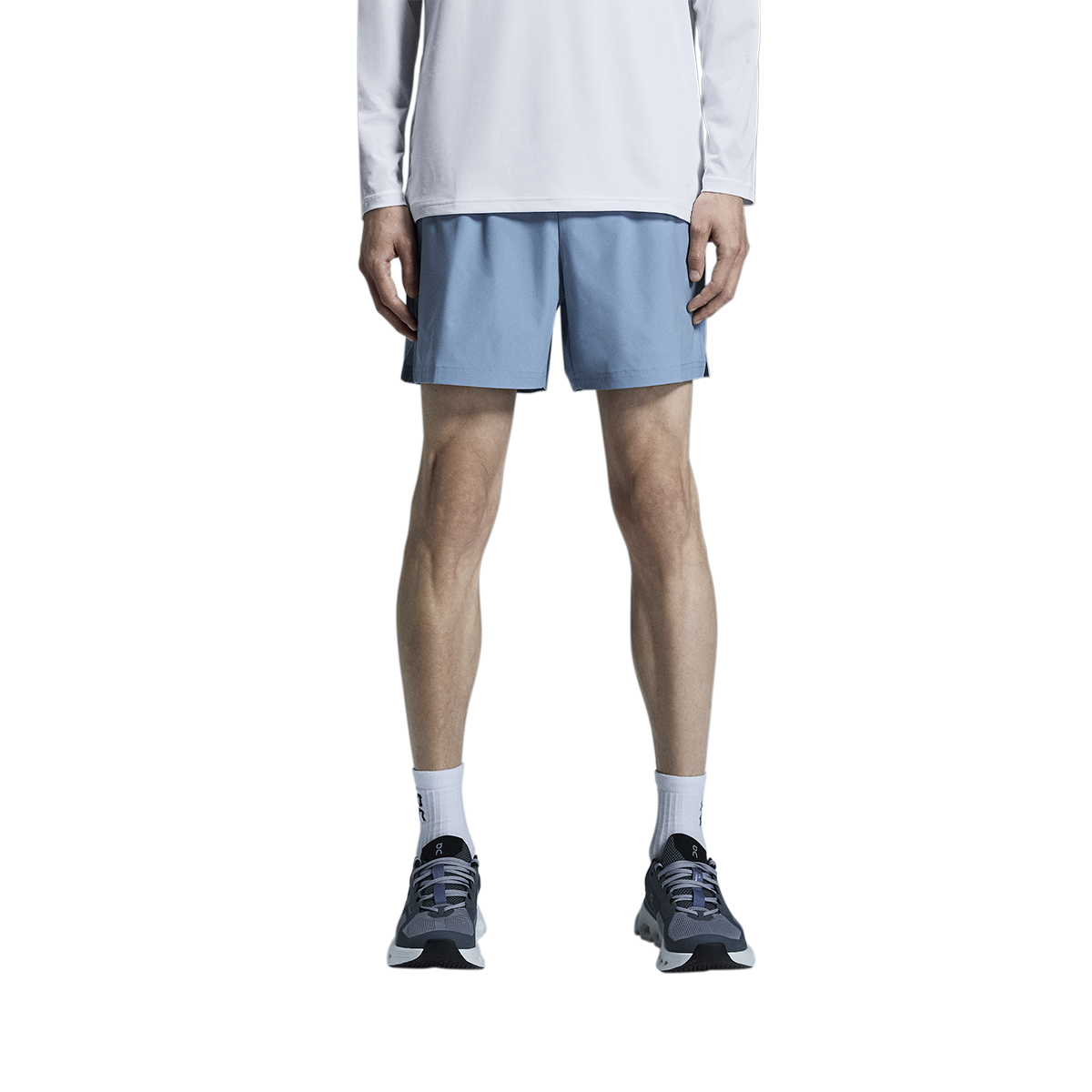 ON 5" Core Shorts — Black — Size XSmall — Front View