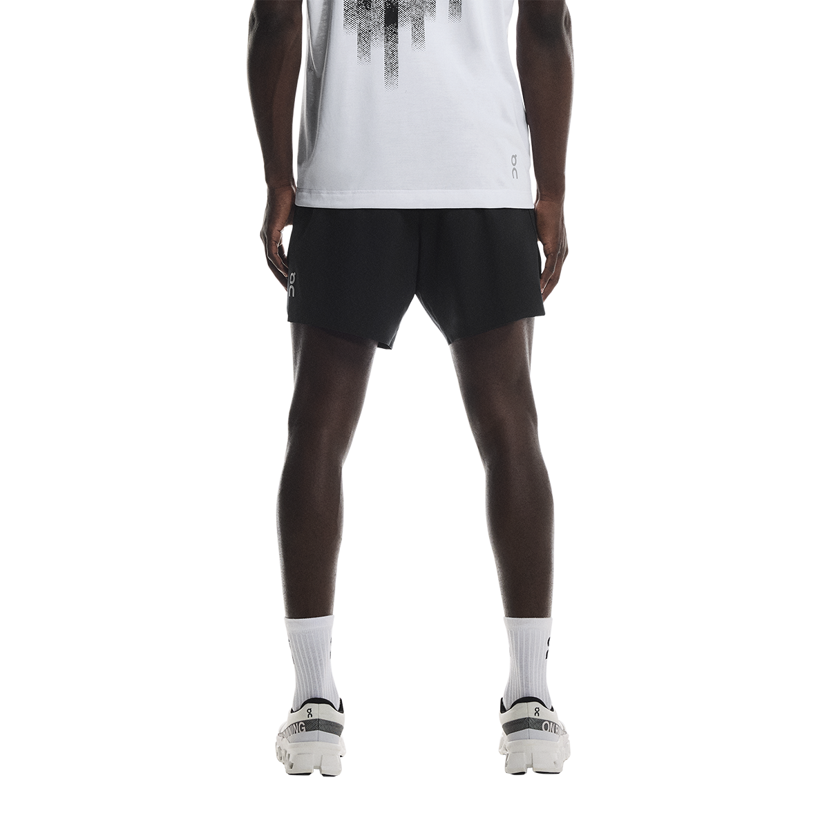 ON Train Shorts — Black — Size Large — Back View