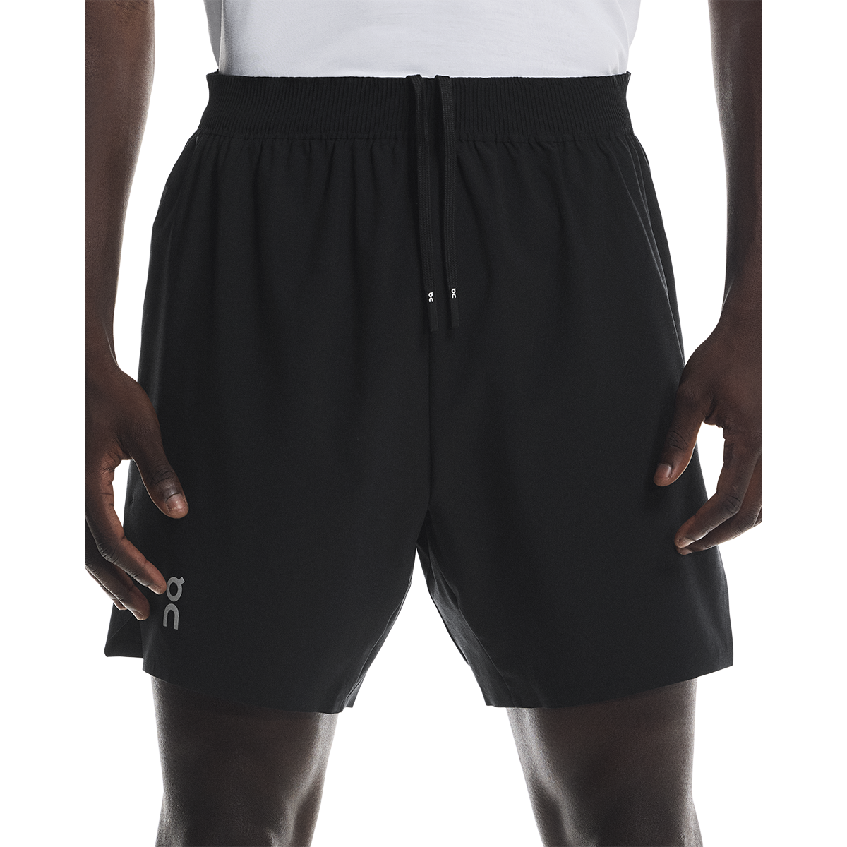 ON Train Shorts — Black — Size Large — Top View