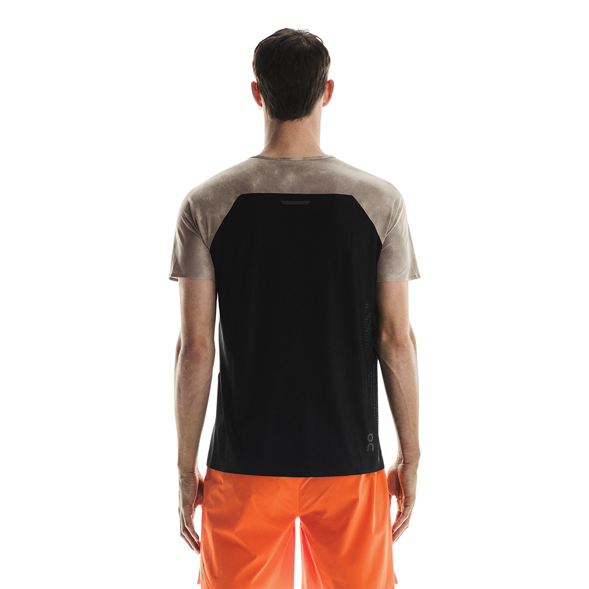 ON Performance-T AOP — Cinder - Black — Size Small — Back View