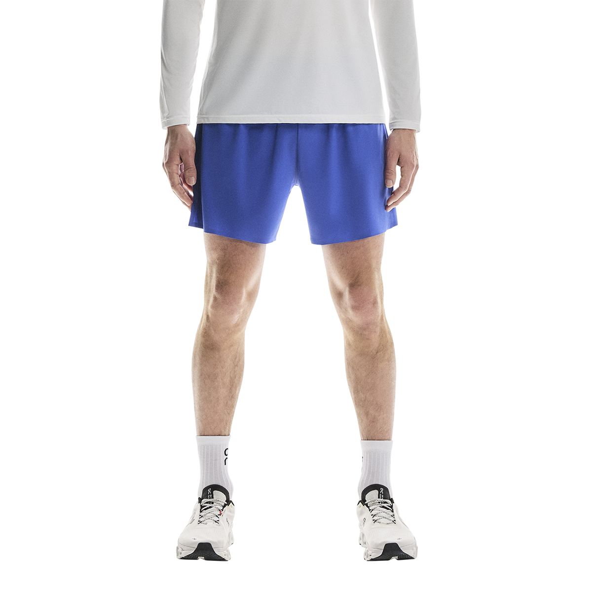 ON 5" Performance Shorts — Zaffre — Size XSmall — Front View