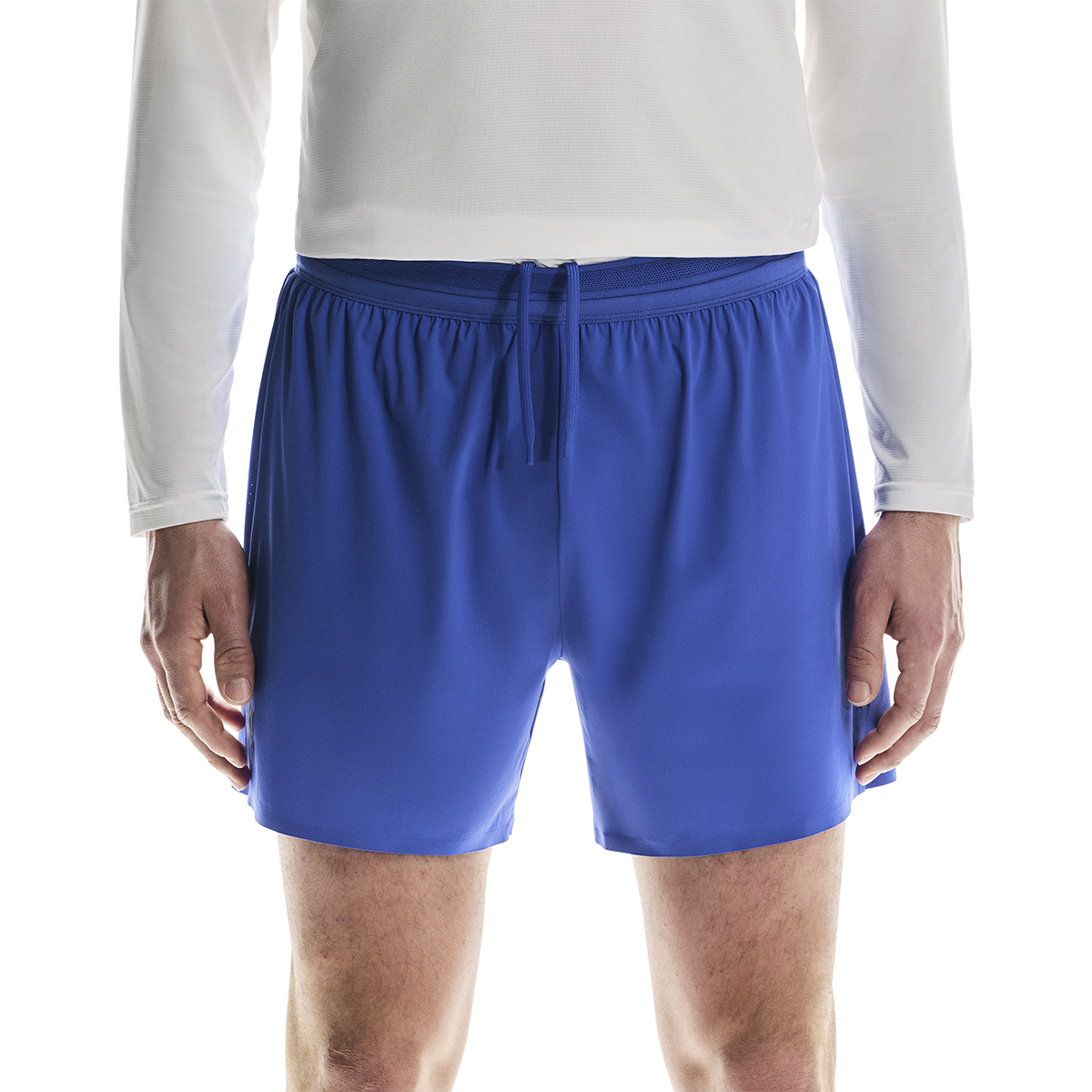 ON 5" Performance Shorts — Zaffre — Size XSmall — Top View