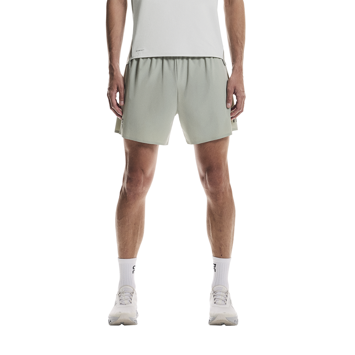 ON 5" Performance Shorts — Tin — Size XSmall — Front View