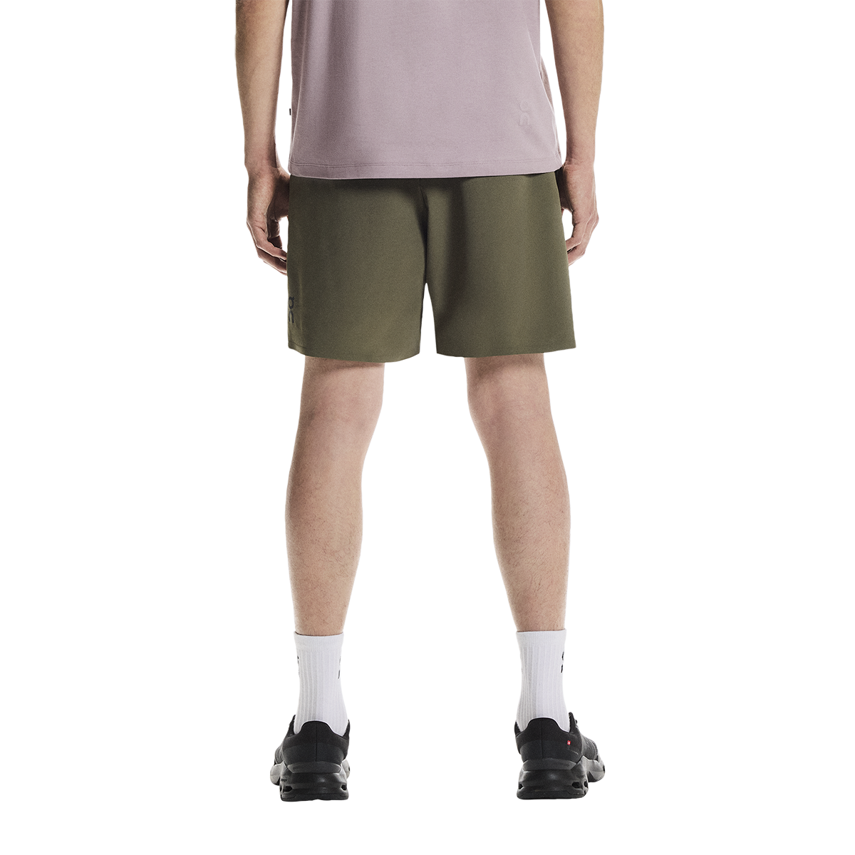 ON Focus Shorts — Pebble — Size Large — Side View