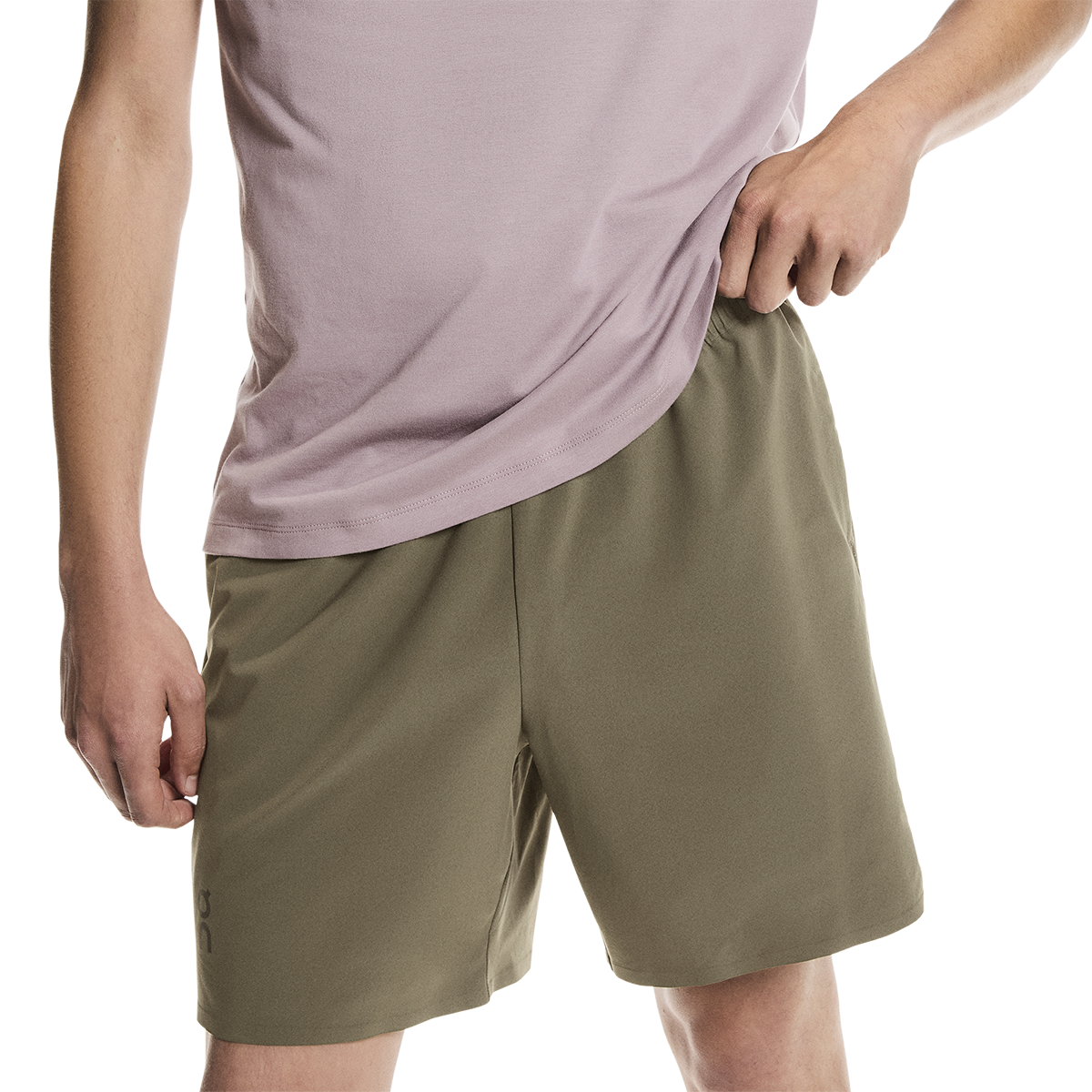 ON Focus Shorts — Pebble — Size Large — Back View