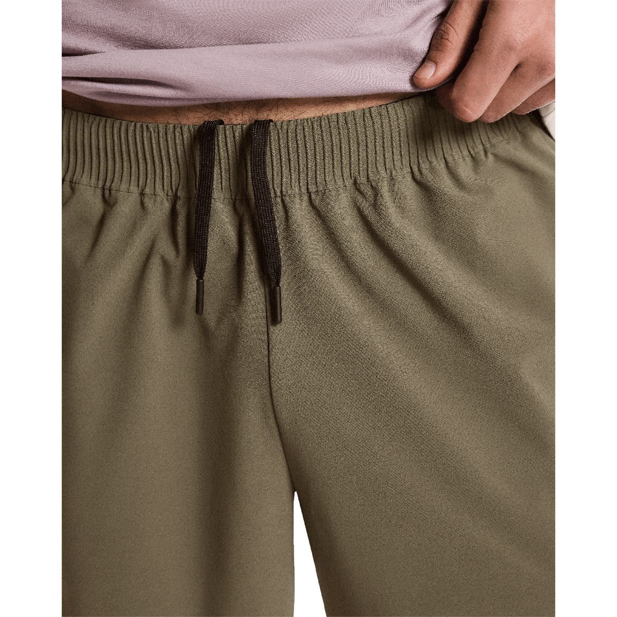 ON Focus Shorts — Pebble — Size Large — Lifestyle View
