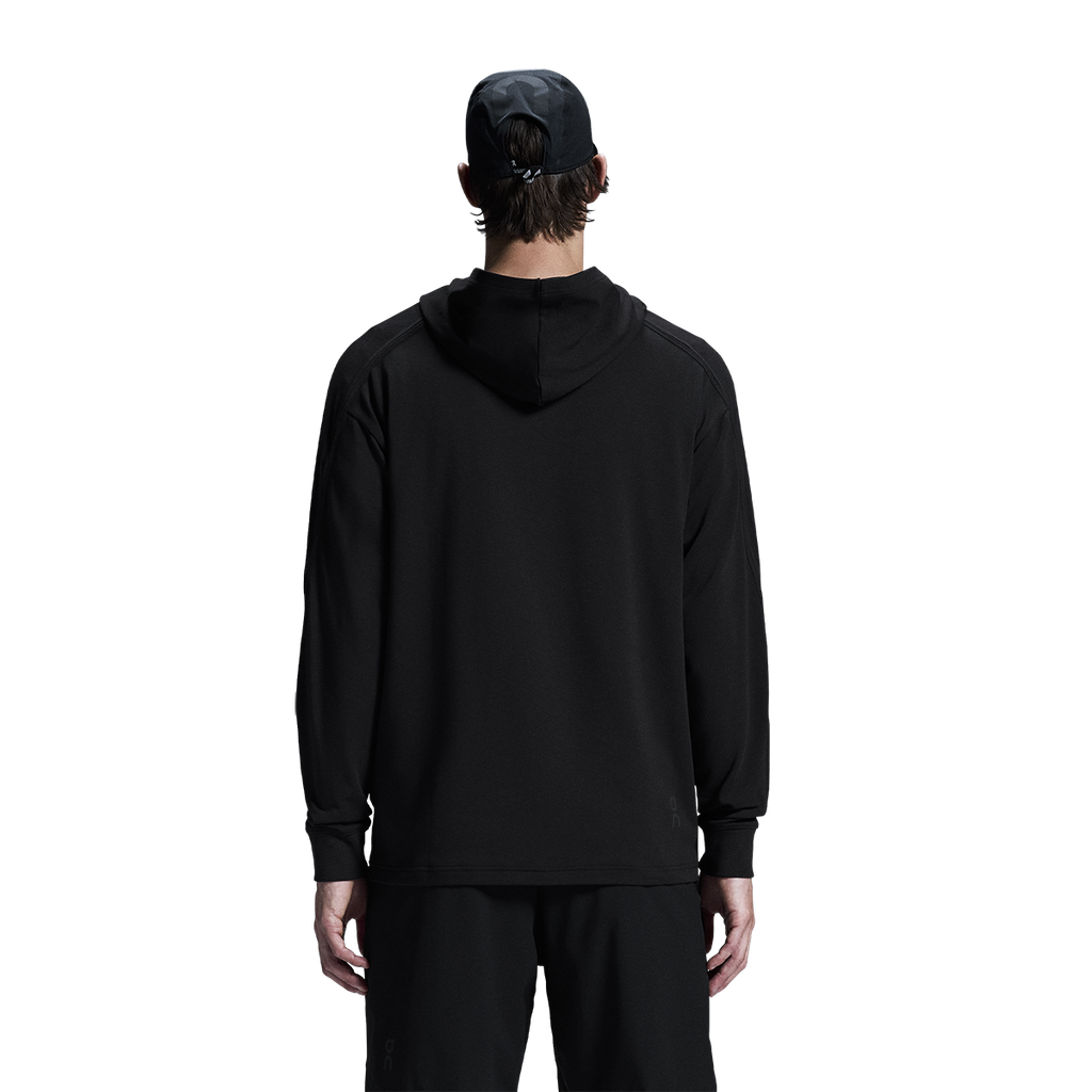 ON Studio Hoodie — Black — Size Small — Top View