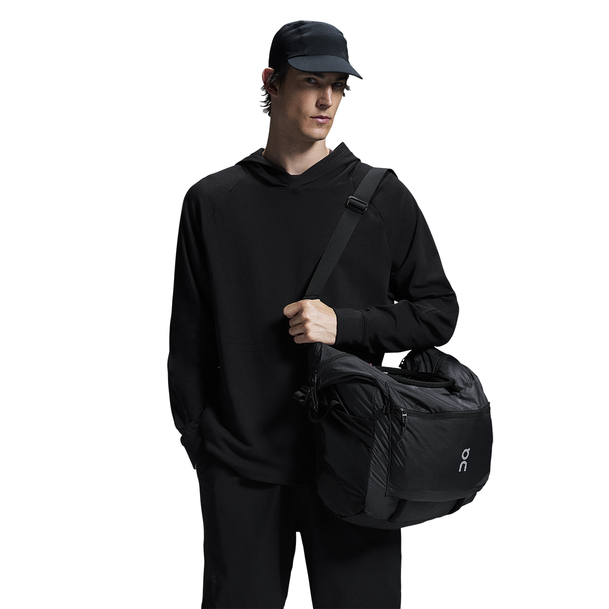 ON Studio Hoodie — Black — Size Small — Back View