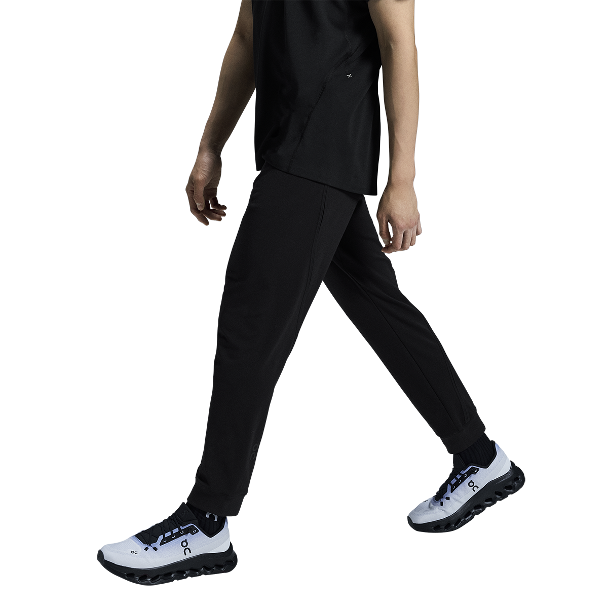 ON Studio Joggers — Black — Size Large — Side View