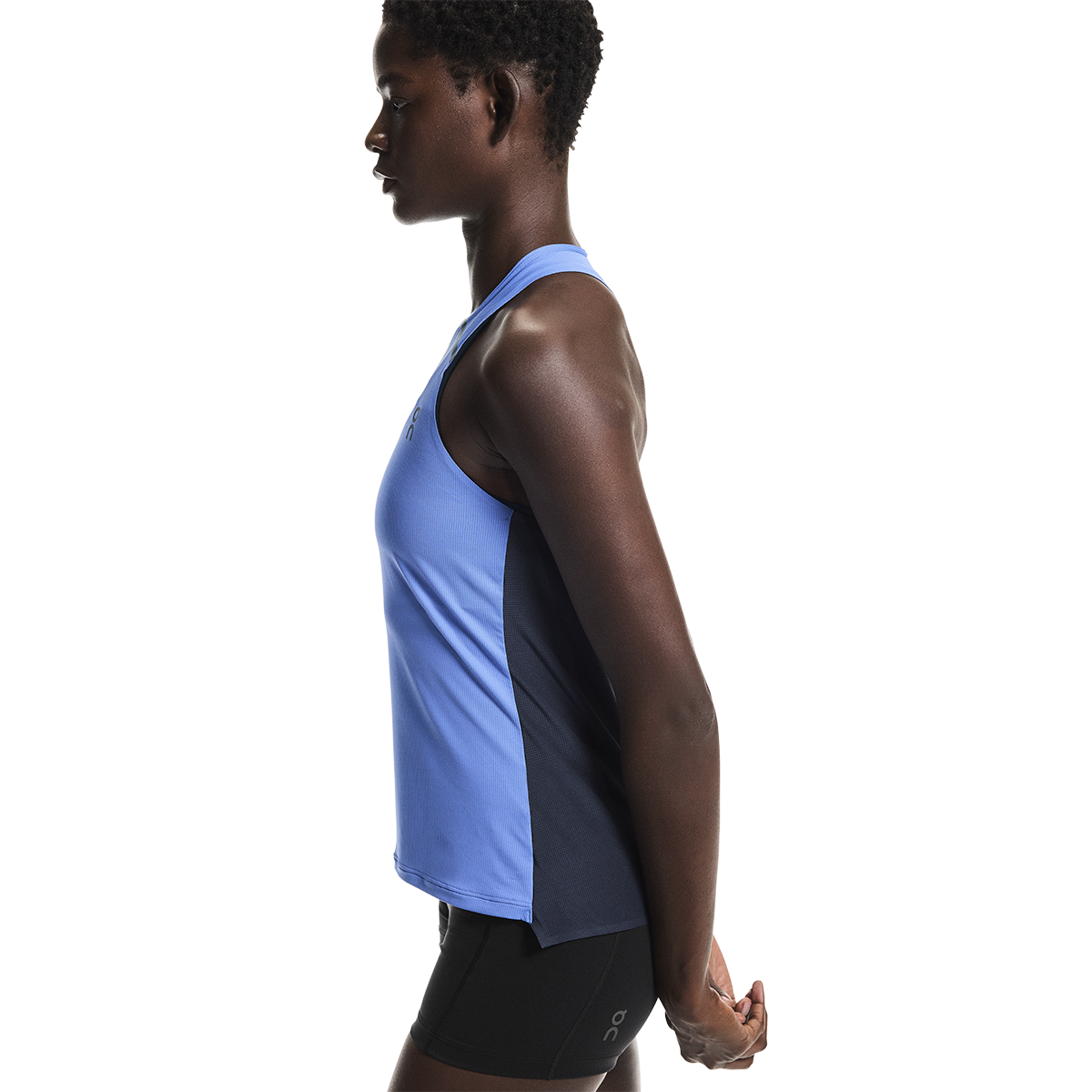 On Performance Tank — Sailor - Navy — Size XSmall — Side View
