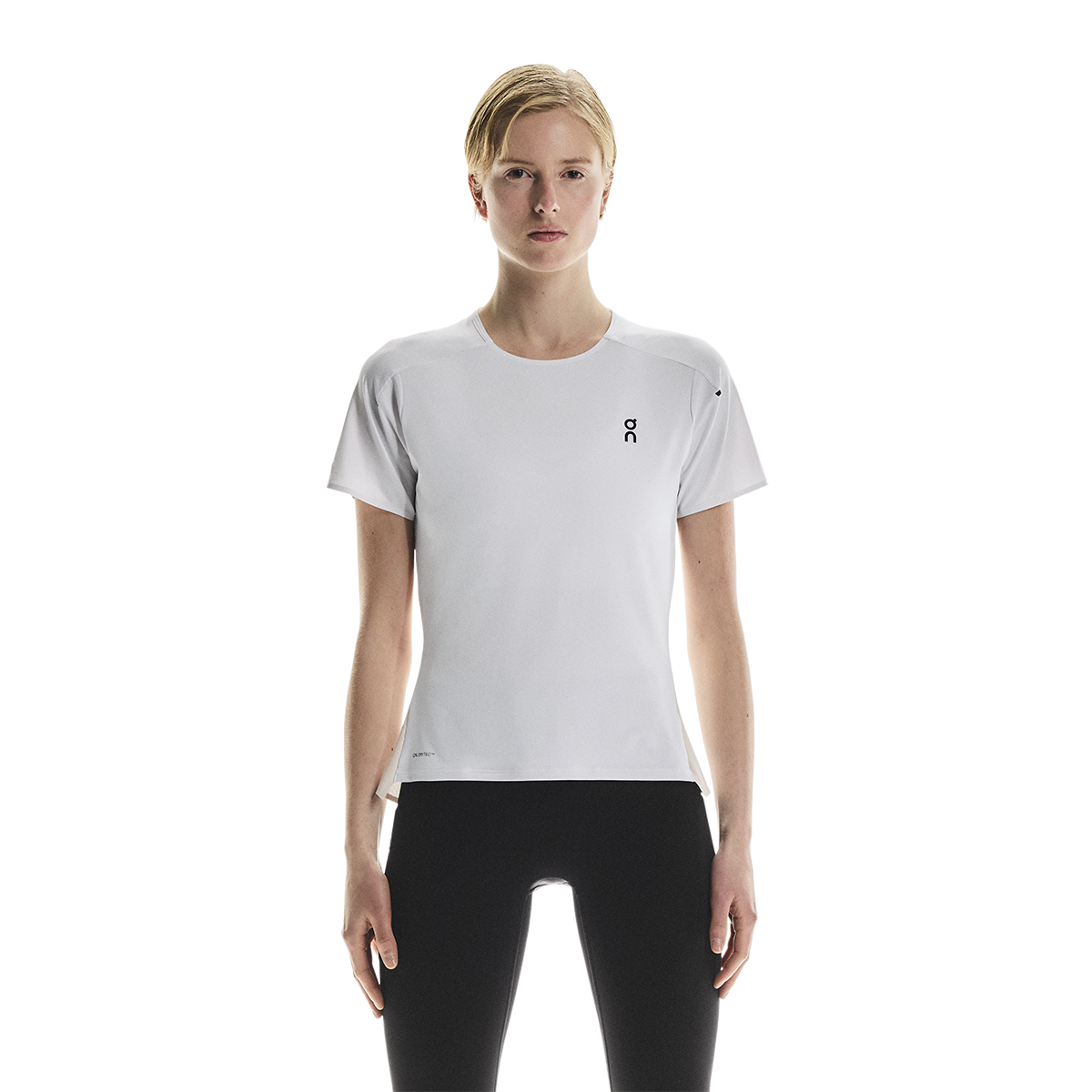 ON Performance-T — White - Silver — Size XSmall — Front View
