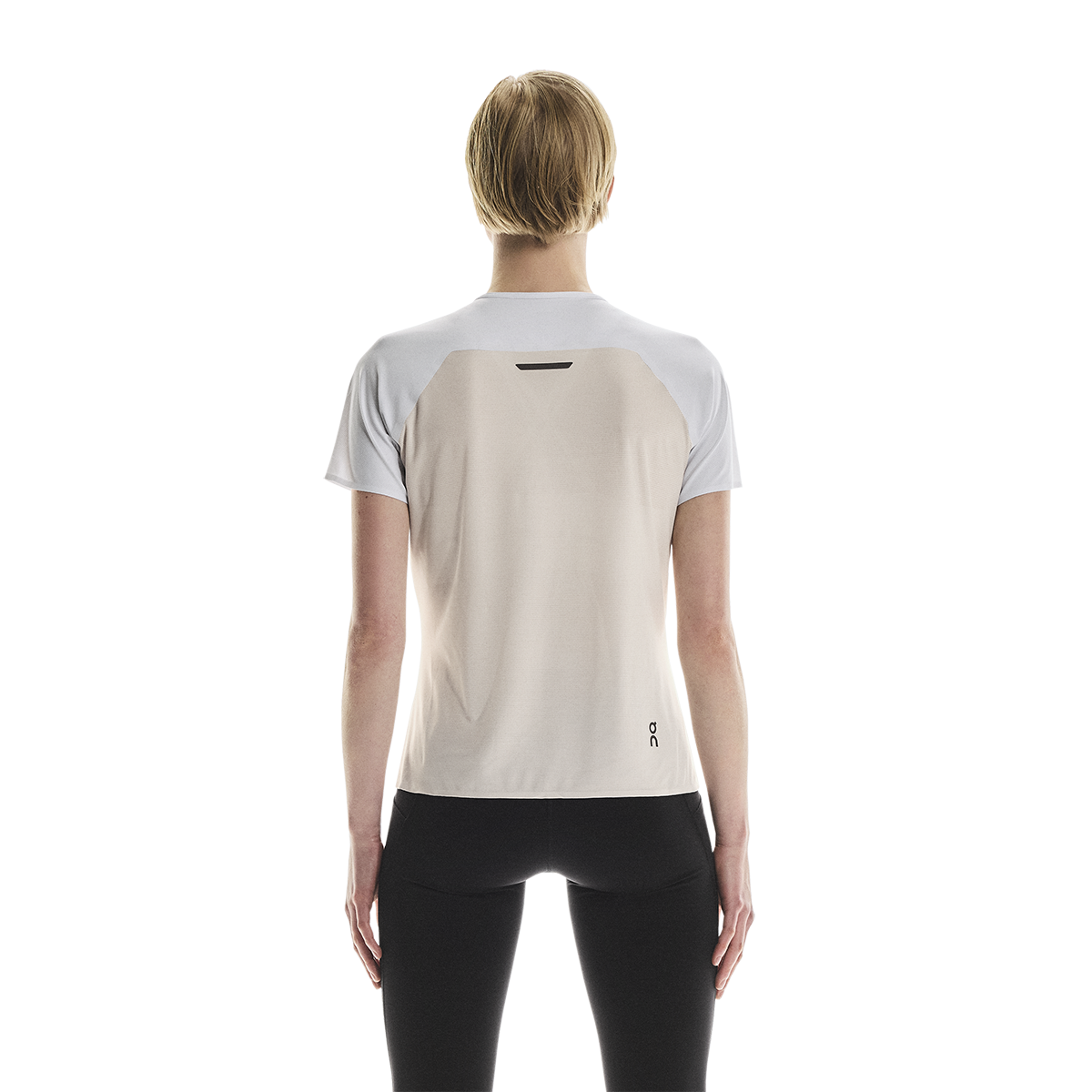 ON Performance-T — White - Silver — Size XSmall — Back View
