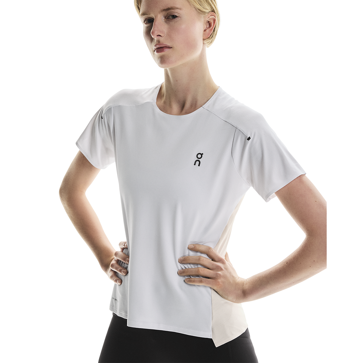 ON Performance-T — White - Silver — Size XSmall — Detail View