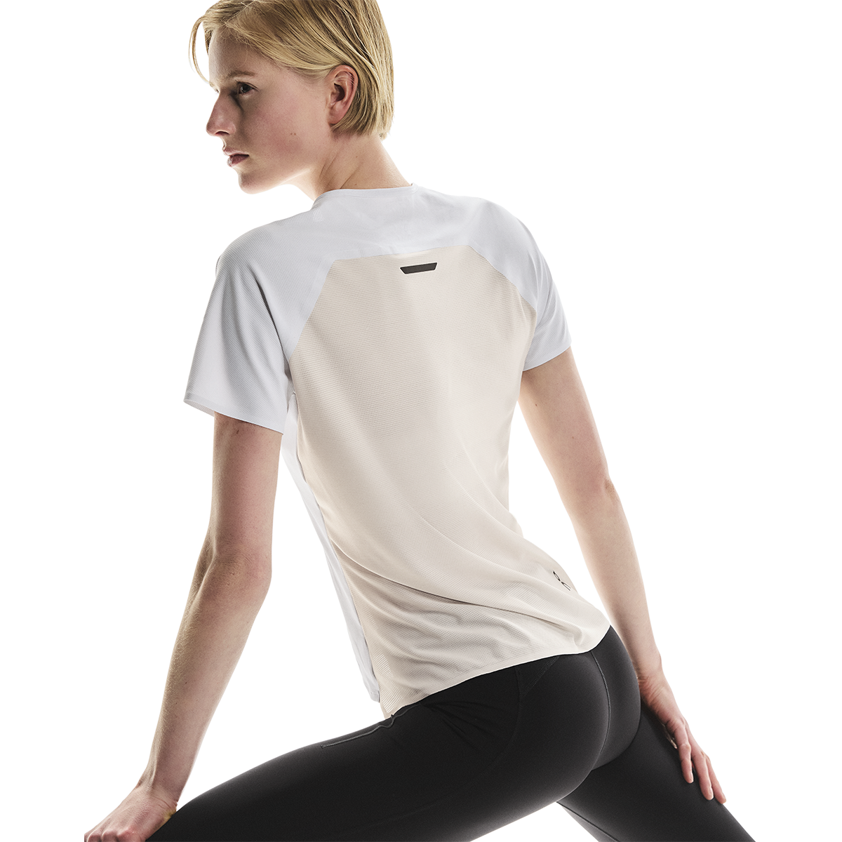 ON Performance-T — White - Silver — Size XSmall — Side View