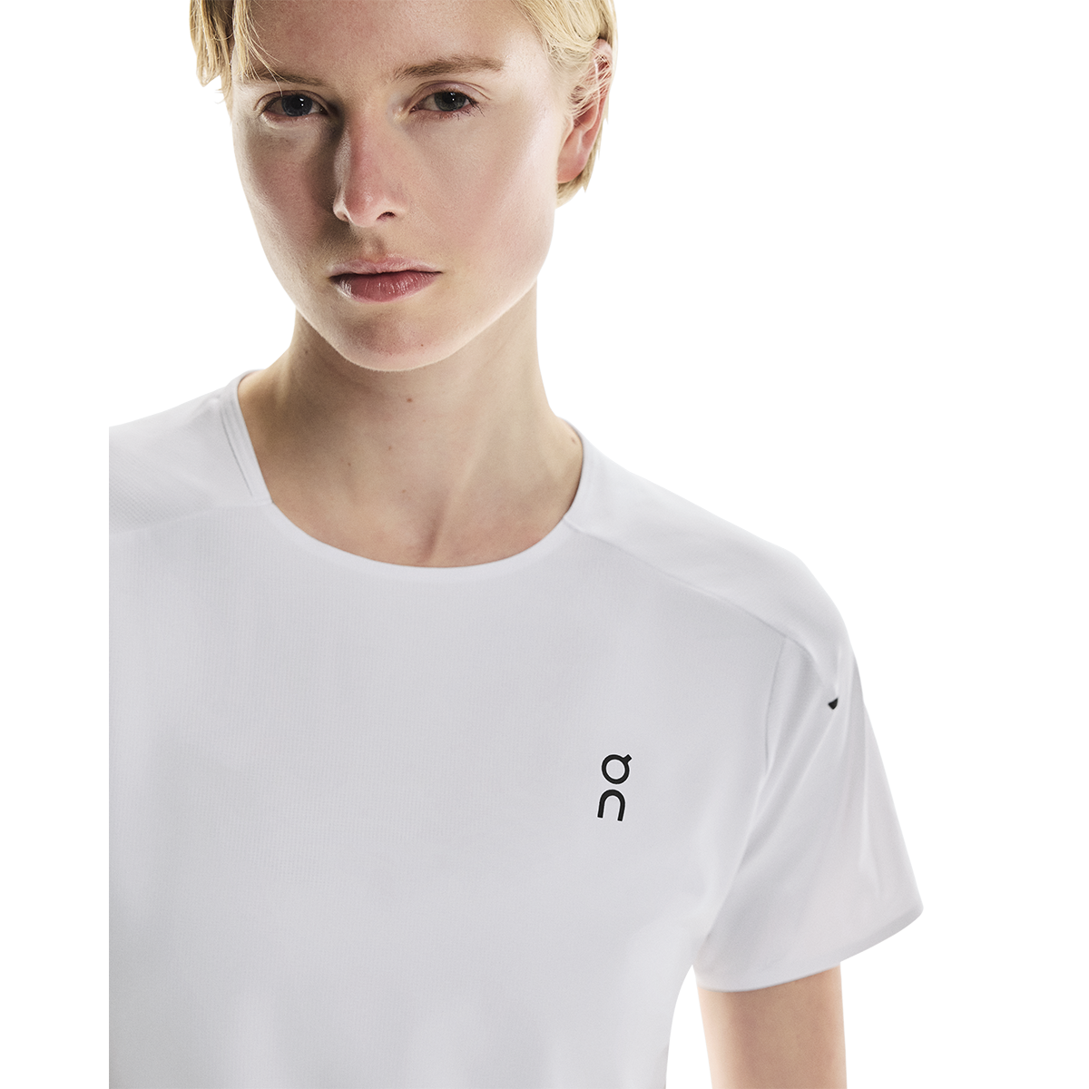 ON Performance-T — White - Silver — Size XSmall — Top View