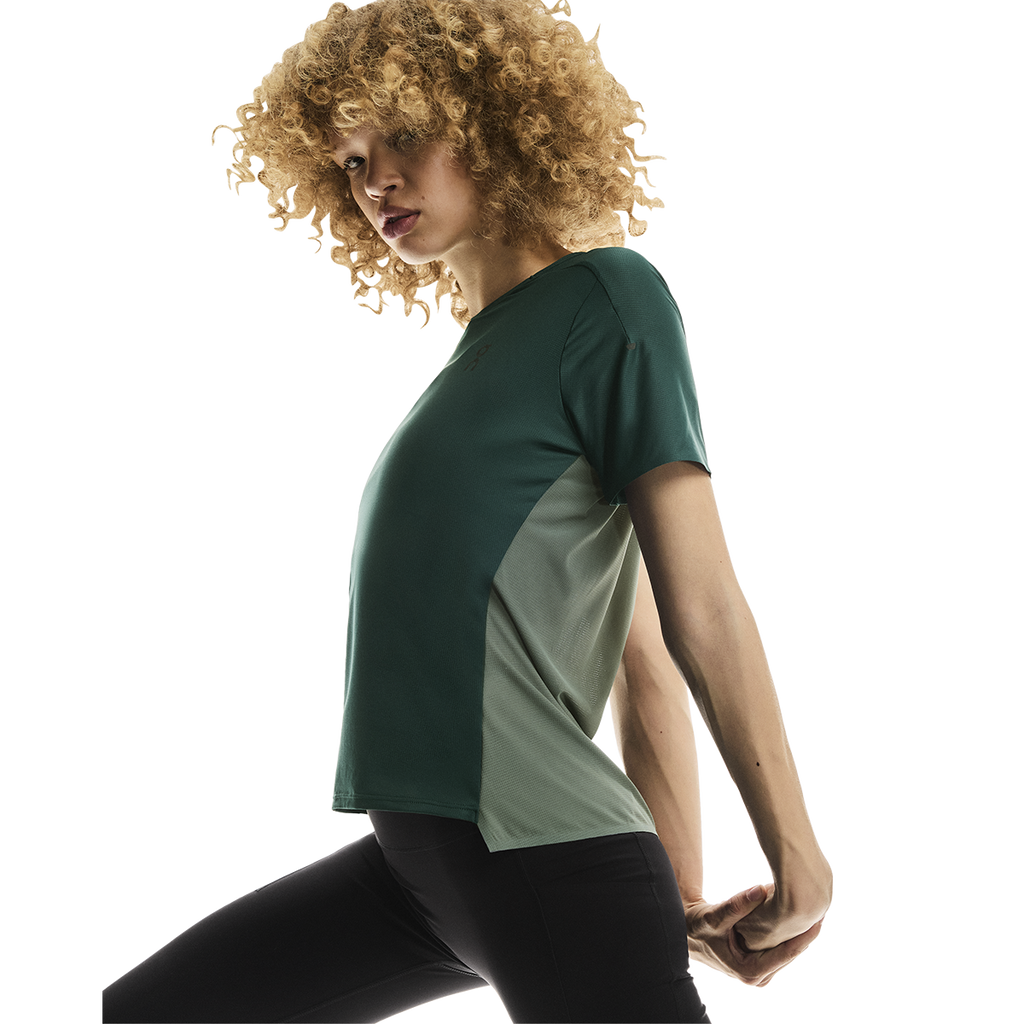ON Performance-T — Spirulina - Olive — Size XSmall — Side View