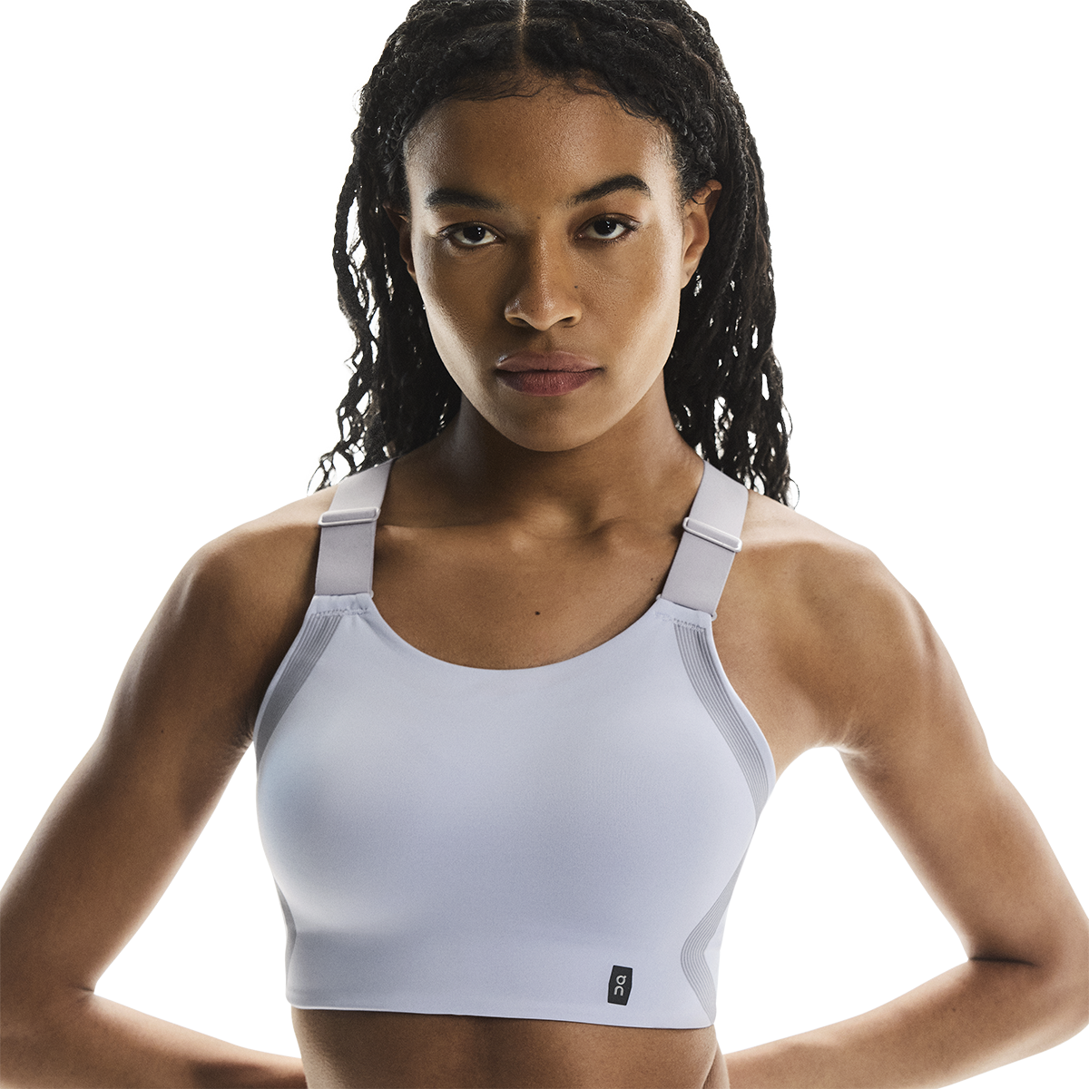 ON Performance Flex Bra — Nimbus - Lilac — Size Large — Detail View