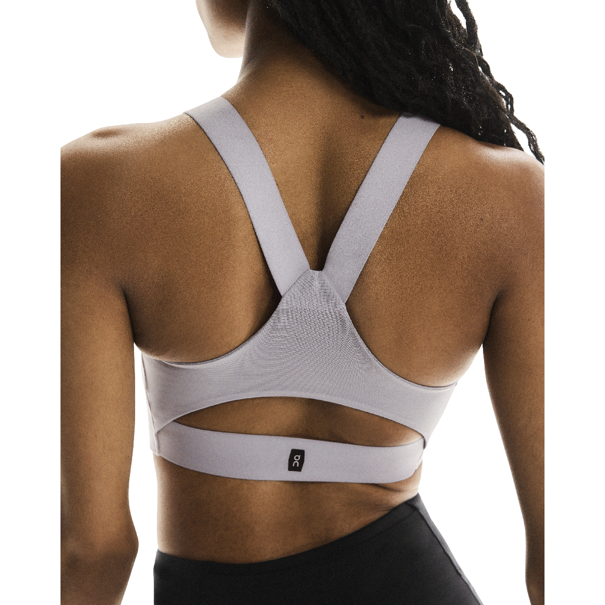 ON Performance Flex Bra — Nimbus - Lilac — Size Large — Top View