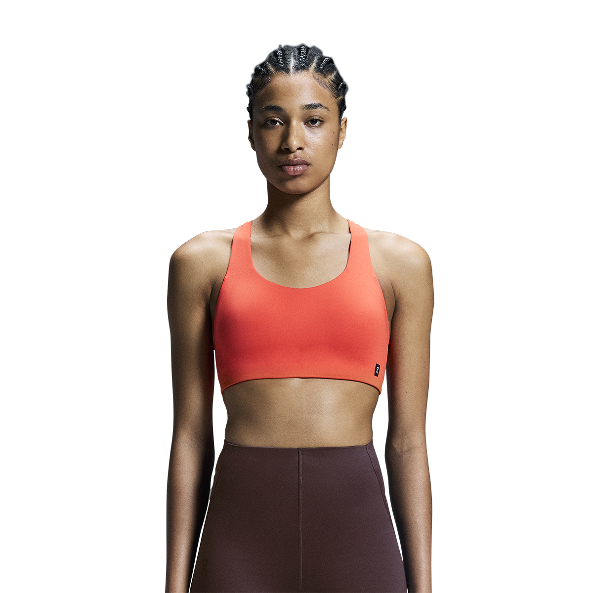 On Active Bra — Undyed - White — Size XSmall — Side View