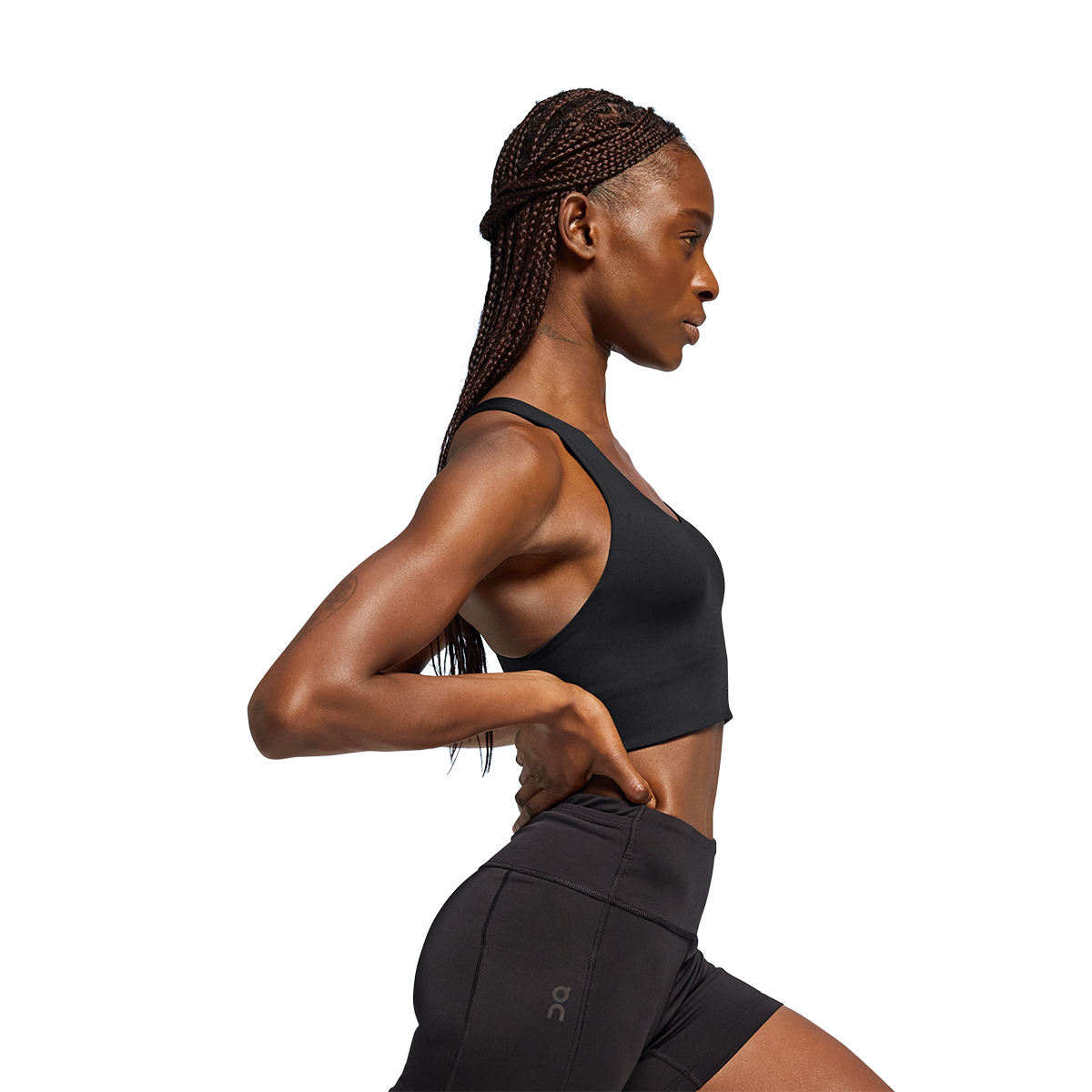 On Active Bra — Undyed - White — Size XSmall — Alternate View 7