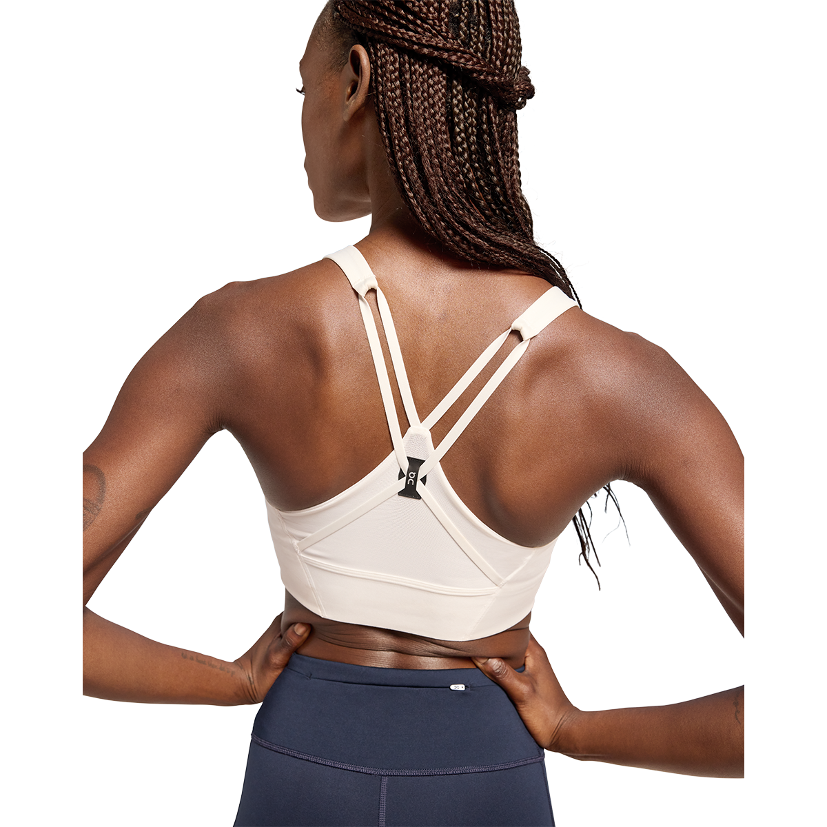 ON Active Bra Longline — Black — Size XSmall — Top View