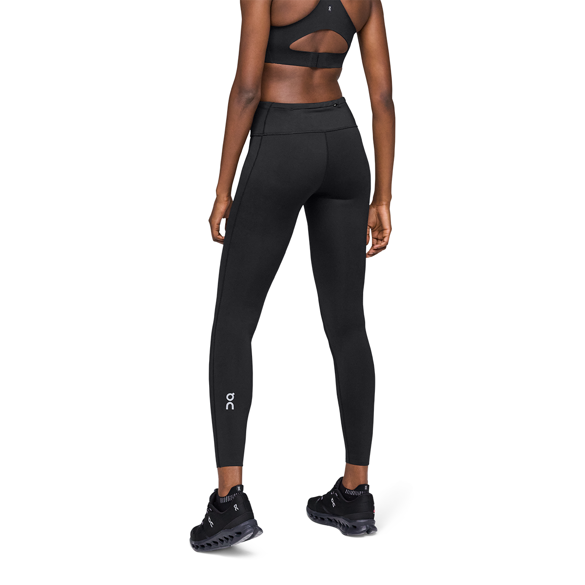 On Core Tights — Black — Size Large — Back View