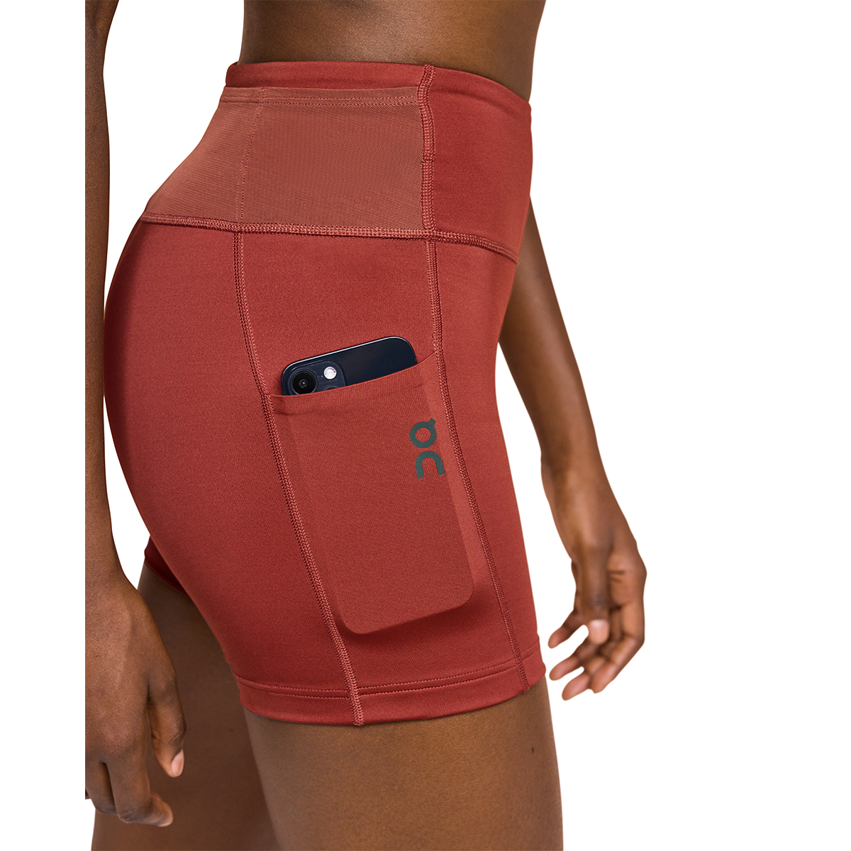 On Performance Short Tights — Black — Size XSmall — Top View