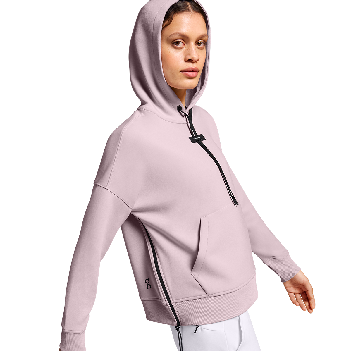 On Hoodie — Grey — Size XSmall — Side View