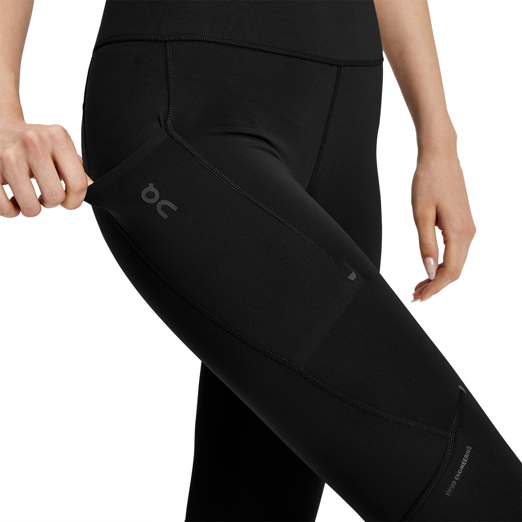 ON Performance Tights 7/8 — Black — Size Large — Lifestyle View