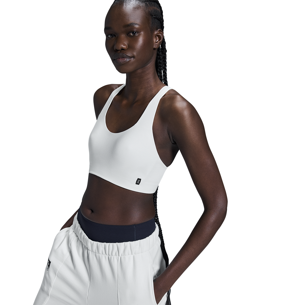 On Active Bra — Undyed - White — Size XSmall — Alternate View 12