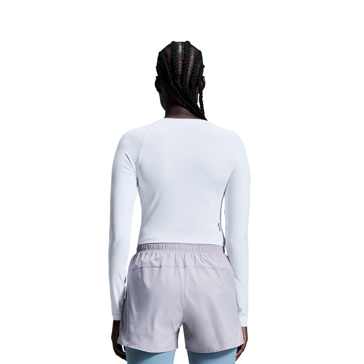 On Movement Crop T Longsleeve — White — Size Large — Alternate View 9