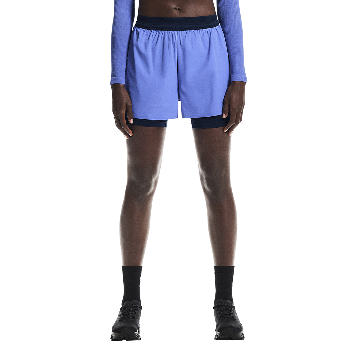 ON 3" Performance 2/1 Shorts — Sailor - Navy — Size XSmall — Front View