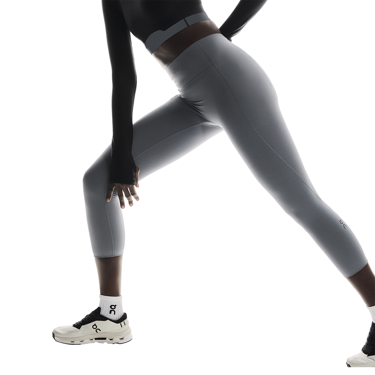 ON Studio Tights 7/8 — Black — Size XSmall — Alternate View 8