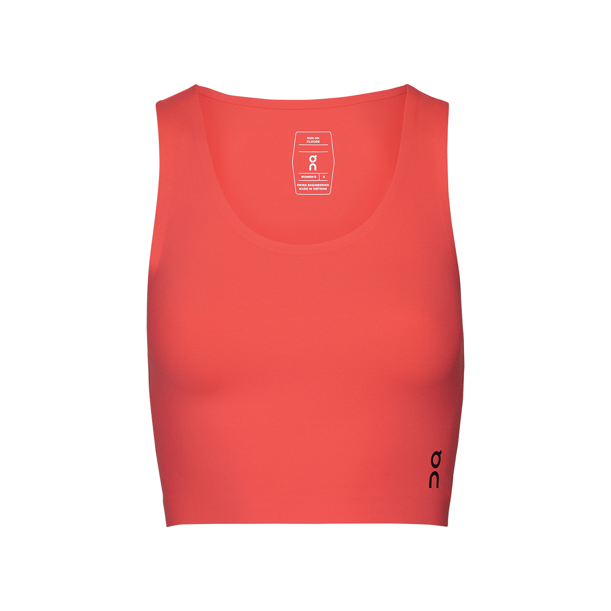 ON Studio Open Back Crop — Coral — Size XSmall — Back View
