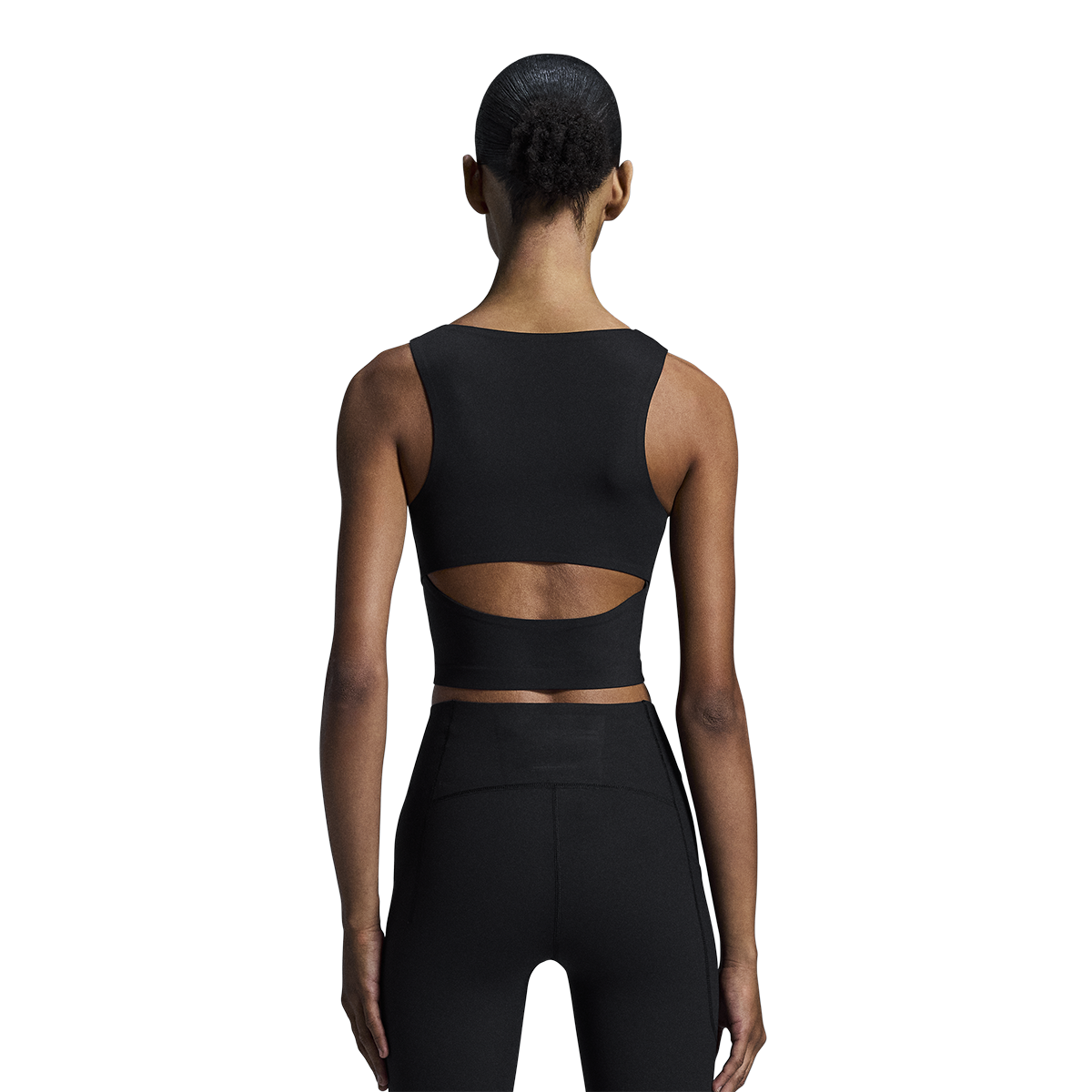 ON Studio Open Back Crop — Black — Size Large — Side View