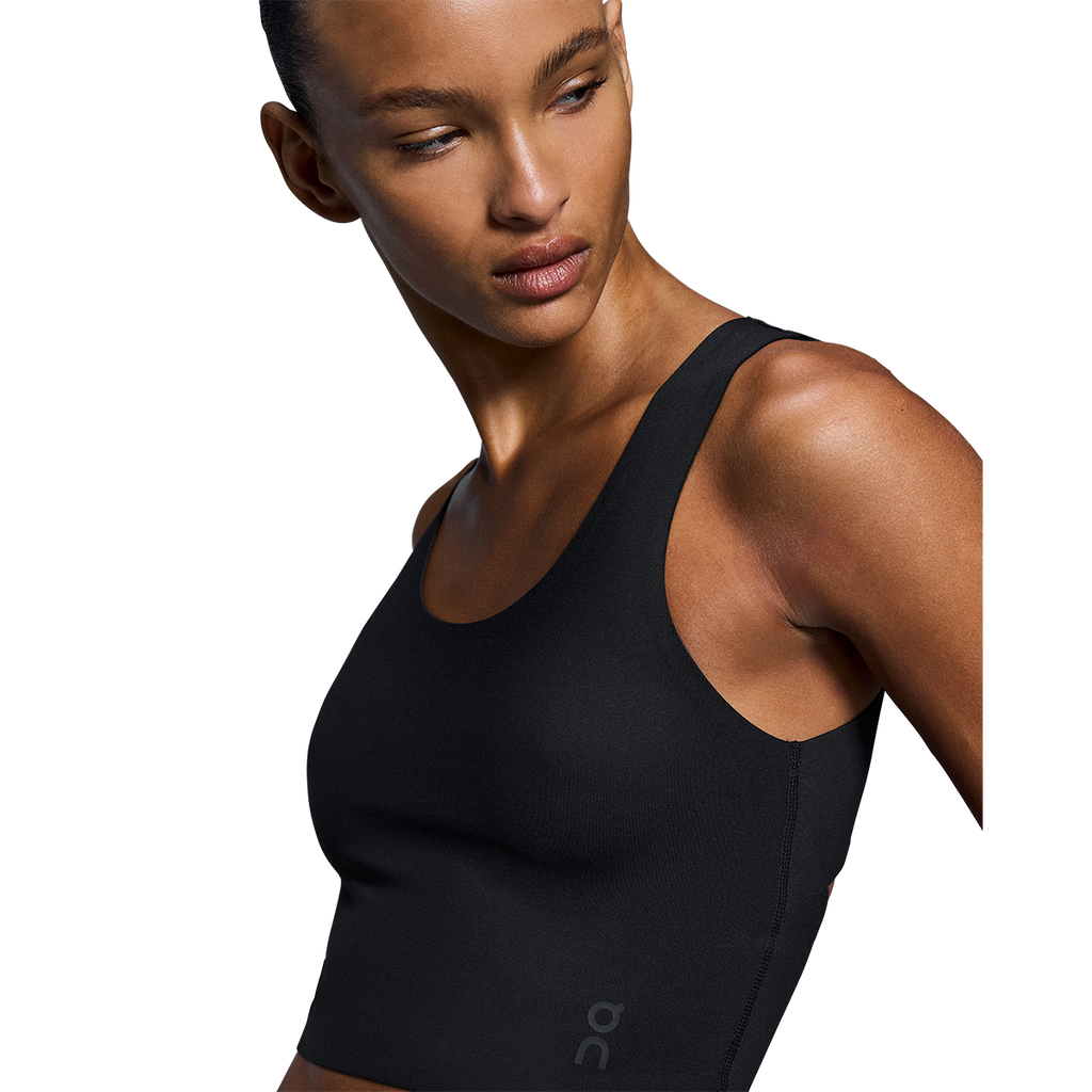 ON Studio Open Back Crop — Black — Size Large — Top View