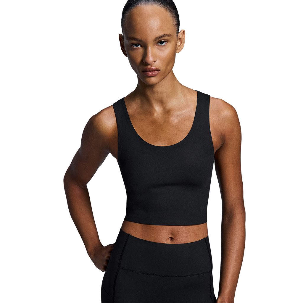 ON Studio Open Back Crop — Black — Size Large — Back View