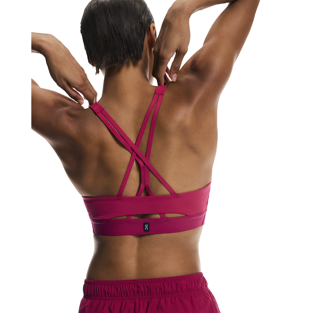 ON Studio Bra — Grenadine — Size XSmall — Lifestyle View