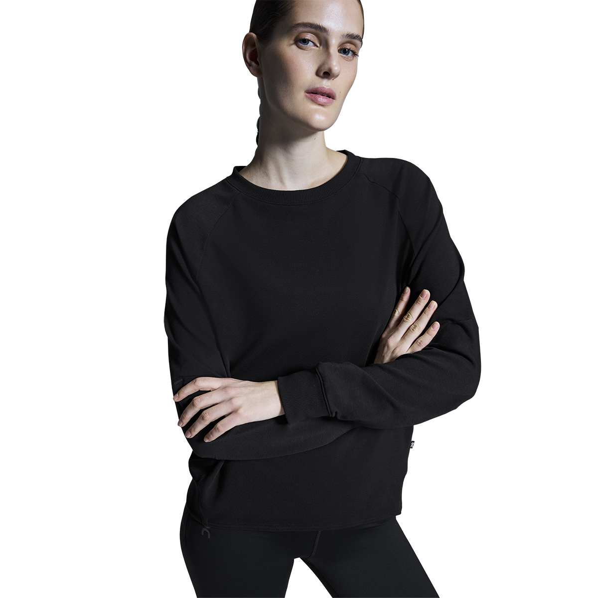 ON Studio Crew — Black — Size Large — Side View