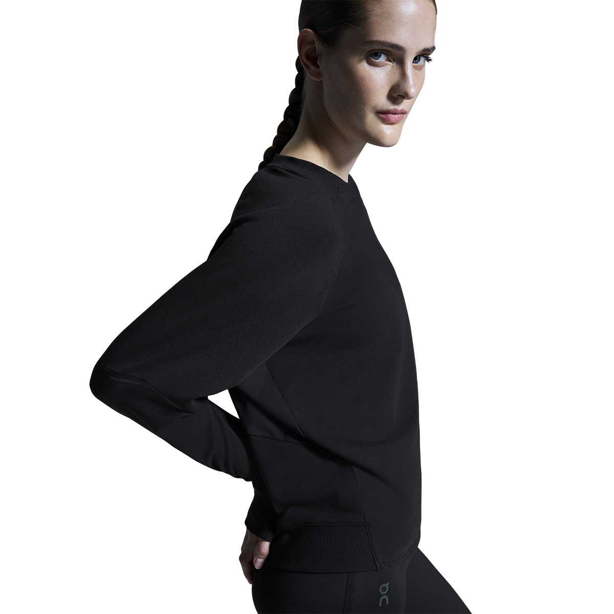 ON Studio Crew — Black — Size Large — Back View