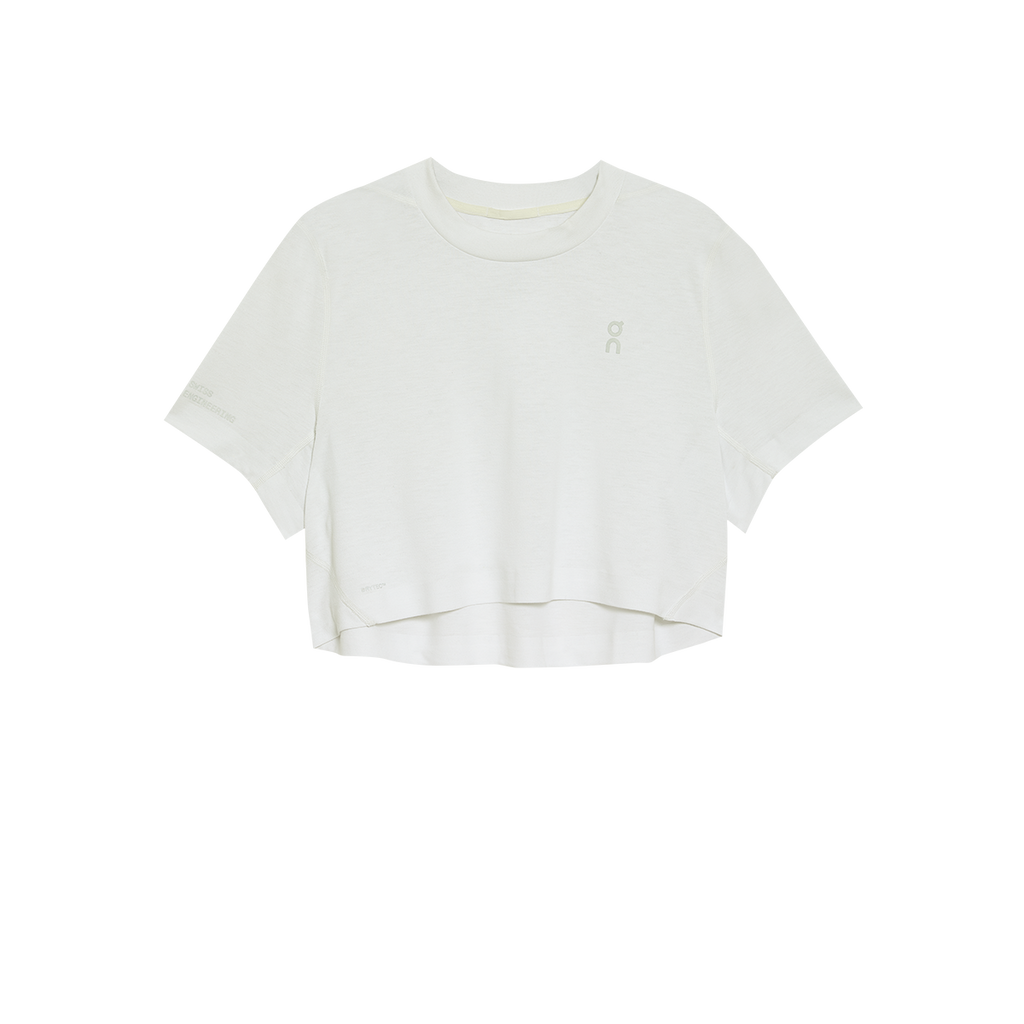 ON Train-T Crop — White — Size Large — Top View