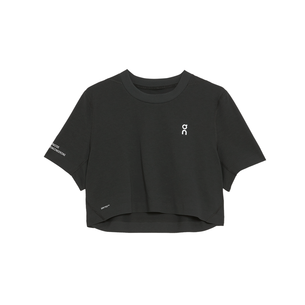 ON Train-T Crop — Black — Size XSmall — Lifestyle View