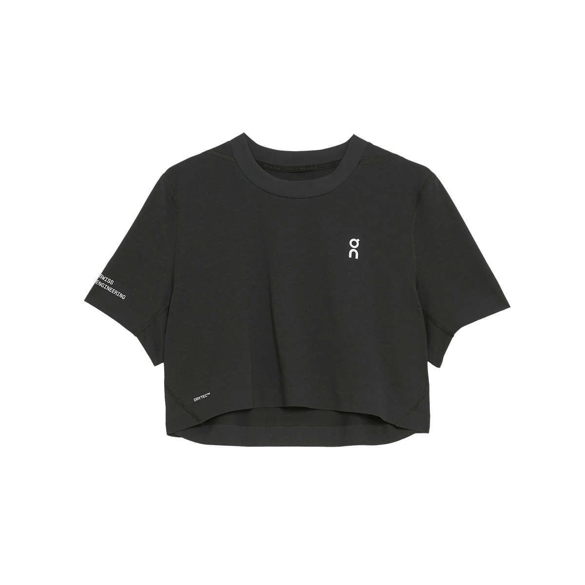 ON Train-T Crop — Black — Size XSmall — Lifestyle View